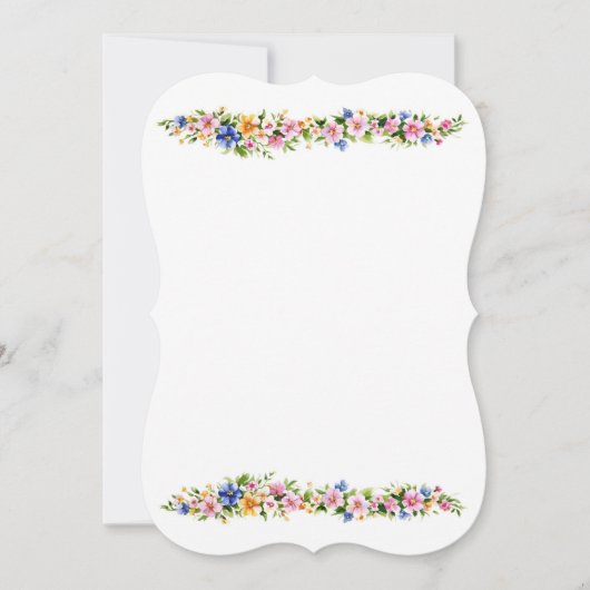 フェミニンフローラスプレー – エッジをスキャロップ。そかわいらしう (正面)