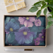 フェミニンフローラパープルとピンクのデコパージュ 薄葉紙 (ギフト)