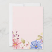 フェミニンフローラリース60th誕生日パーティー 招待状 (裏面)