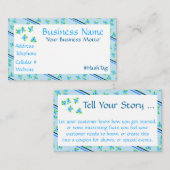 フェミニンフローラ青 割引カード (正面/裏面)