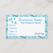 フェミニンフローラ青 割引カード (正面)