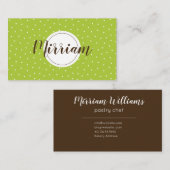 フェミニンモダンプロフェッショナル 名刺 (正面/裏面)