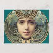 フェミニンヴィンテージ新しい美しい ポストカード (正面)
