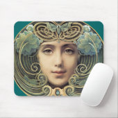 フェミニンヴィンテージ新しい美しい マウスパッド (マウス)