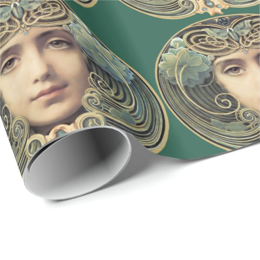 フェミニンヴィンテージ新しい美しい ラッピングペーパー (ロールコーナー)