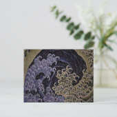 フェミニン北斎日本のファインアート ポストカード (スタンド正面)