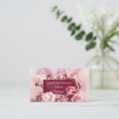 フェミニン及びエレガントフローライベントパーティープランナー 名刺 (スタンド正面)