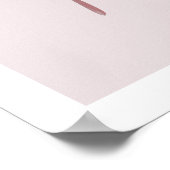 フェミニン引用文前向き壁プリント ポスター (角)