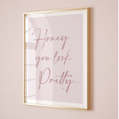 フェミニン引用文前向き壁プリント ポスター