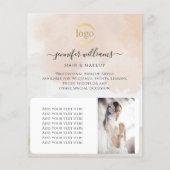 フェミニン抽象芸術水の色の絵を描移動 チラシ (裏面)