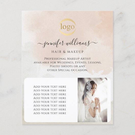 フェミニン抽象芸術水の色の絵を描移動 チラシ (裏面)