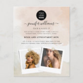 フェミニン抽象芸術水の色の絵を描移動 チラシ (正面)