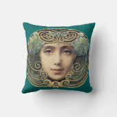 フェミニン新しいヴィンテージ美しい クッション (裏面)