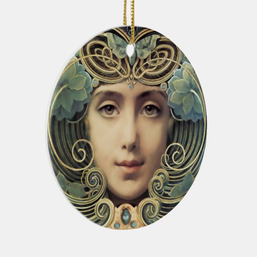 フェミニン新しいヴィンテージ美しい セラミックオーナメント (右)