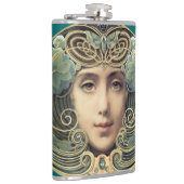 フェミニン新しいヴィンテージ美しい フラスク (右)