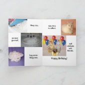 フェミニン誕生日 カード (内部)