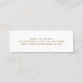 フェミニン赤面ピミニマルッモダンク スキニー名刺 (裏面)