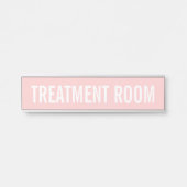 フェミニン赤面ピンク美しいサロンスパルーム サインプレート (正面)