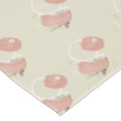 フェミニン，ウェスタンテーマ女性のカーボーイブーツ&帽子 テーブルクロス (アングル)