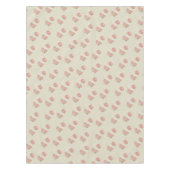 フェミニン，ウェスタンテーマ女性のカーボーイブーツ&帽子 テーブルクロス (正面)