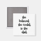 フェミ感動的ニスト女子パワー引用文 マグネット (正面/裏面)