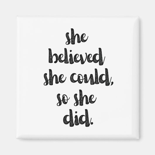 フェミ感動的ニスト女子パワー引用文 マグネット (正面)