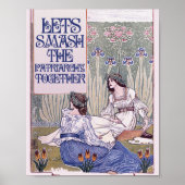 フェミ最高のニストの友が家父長制を打ち砕く ポスター (正面)