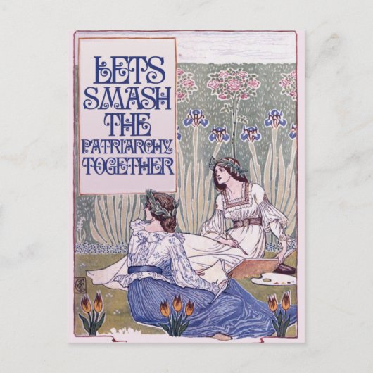 フェミ最高のニストの友人 ポストカード (正面)