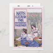 フェミ最高のニストの友人 招待状 (正面/裏面)