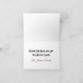 フェムアマルグエライト – ミュシャテキスタイルレプロクリスマス シーズンカード (内部)