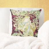 フェムアマルグエライト – ミュシャデイジーテキスタイルレプロ クッション