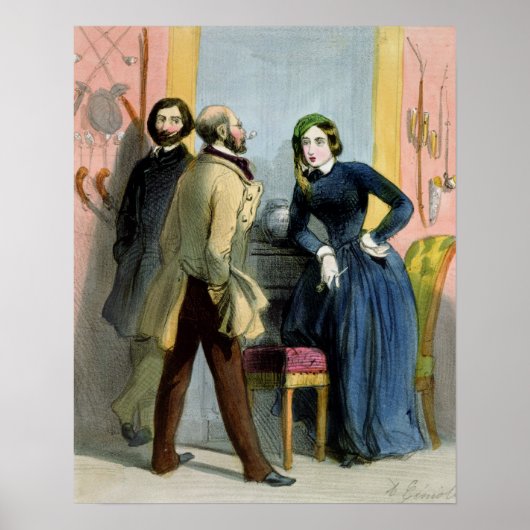 『フェムスデパリ』の文芸好き ポスター (正面)