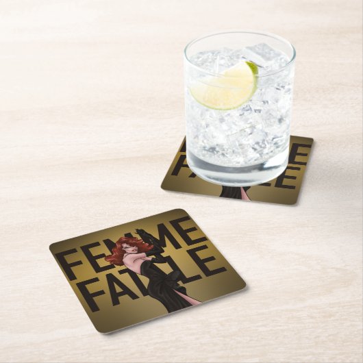 フェムファタールコースター スクエアペーパーコースター (インサイチュ)