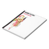 フェムファタール殺人謎の小さなメモ帳 ノートパッド (回転)