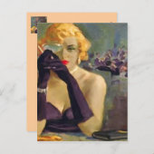 フェムファタール – はがき/招待状 ポストカード (正面/裏面)