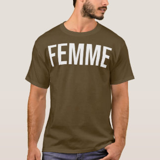 フェムブッチレズビアンゲイプライド Tシャツ