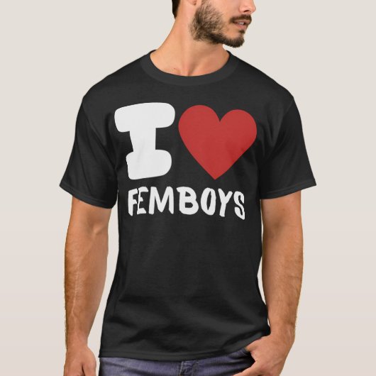 フェムボーイ大好き Tシャツ (正面)