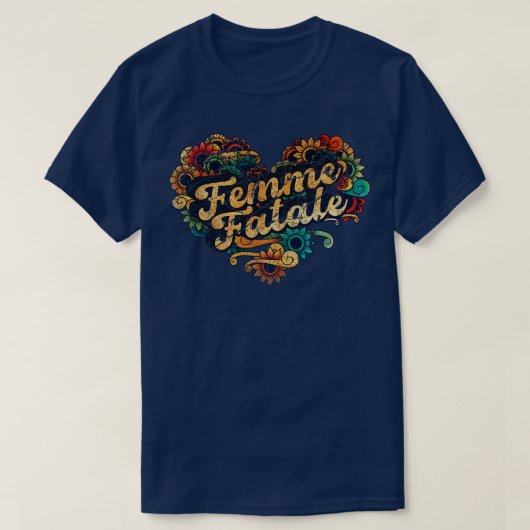 フェム・ファタール Tシャツ (デザイン正面)