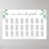 フェラス・グリーンリー24テーブル座席表ポスター ポスター (正面)