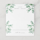 フェラス・グリーン結婚リー プレイスカード (外部開封)