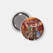 フェラム・エ・グロリア・ラウンド・マグネット マグネット (正面/裏面)