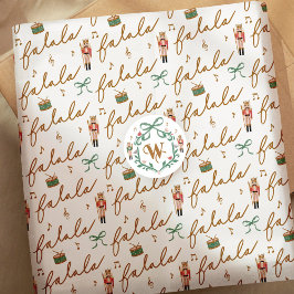 フェララの乙女のクリスマス・ナッツクラッカー・ボウ・ミュージック 薄葉紙