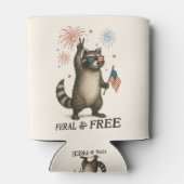 フェラルが無料の花火7月4日フェラル・ラクーン 缶クーラー (裏面)