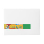 フェラルアーティスト ラップアラウンド宛名ラベル (正面)