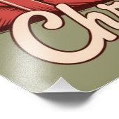 フェラルガールクリスマスオポッサムクリスマストラシーレトロ フォトプリント            (角)