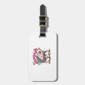 フェラルガールサマーオポおもしろいッサム ラゲッジタグ (正面縦)