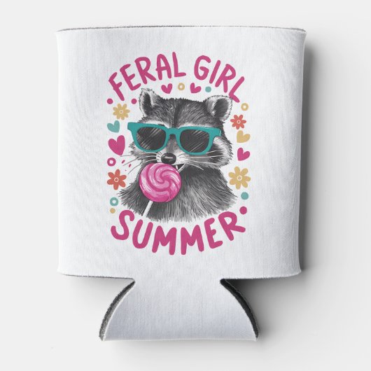 フェラルガールサマーオポッサムヴィンテージ 缶クーラー (正面)
