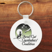 フェラルキャットロゴキーチェーン キーホルダー (正面)