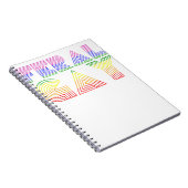 フェラルゲイLGBTゲイビパントランスプライドミームレインボー ノートブック (右側)