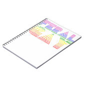 フェラルゲイLGBTゲイビパントランスプライドミームレインボー ノートブック (左側)